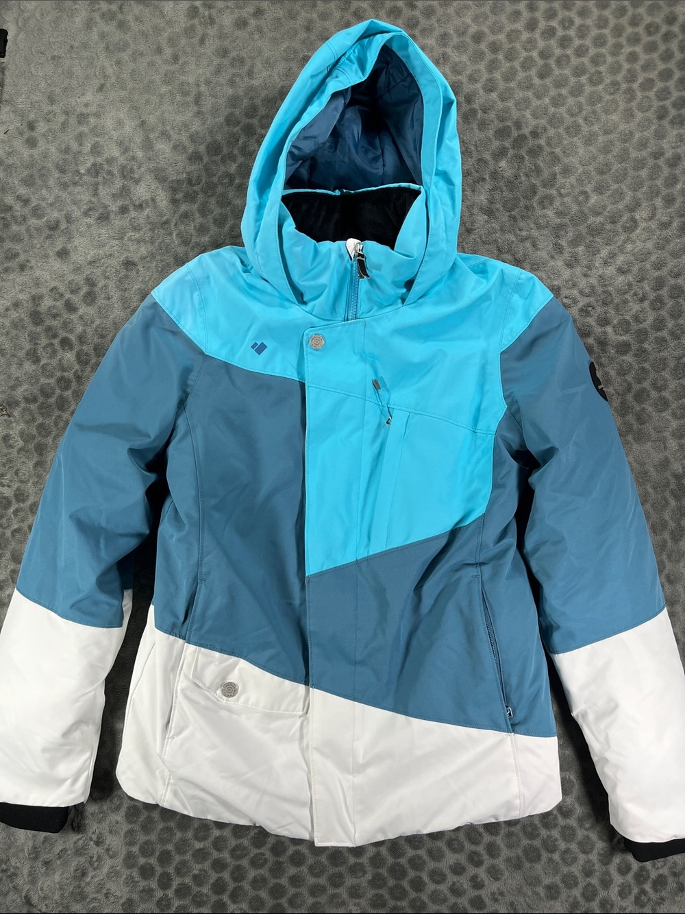 Obermeyer Teen Girls' Taylor Jacket in the "Blue Bird" colorway Teen XL (18)